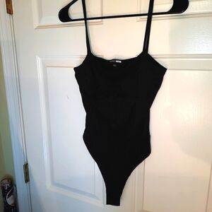 Fashion nova body suit black sz LG new without tags